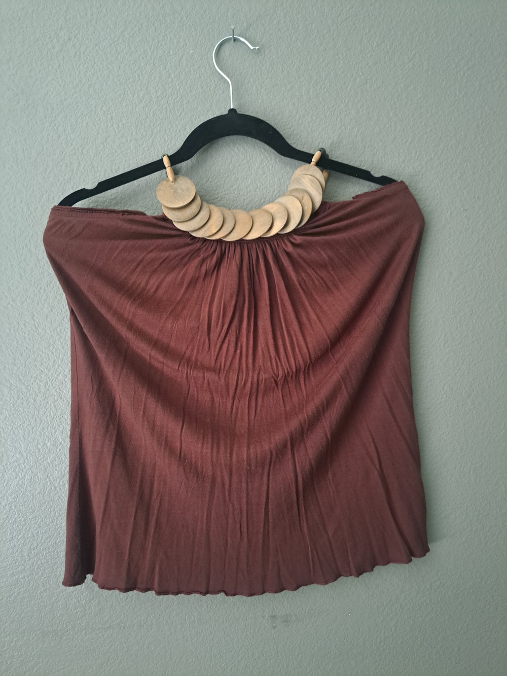 Brown Halter Top